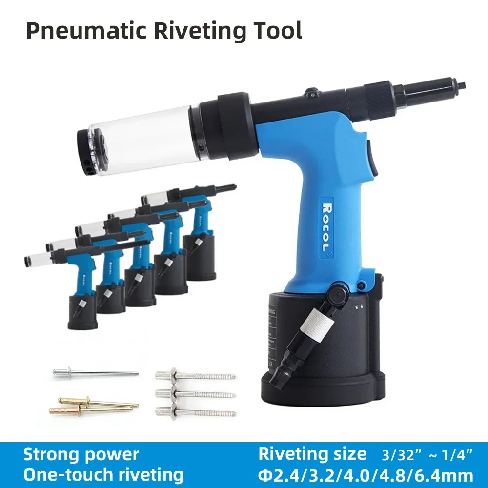 Rivet Gun Air - Pistola remachadora neumática, pistola remachadora de