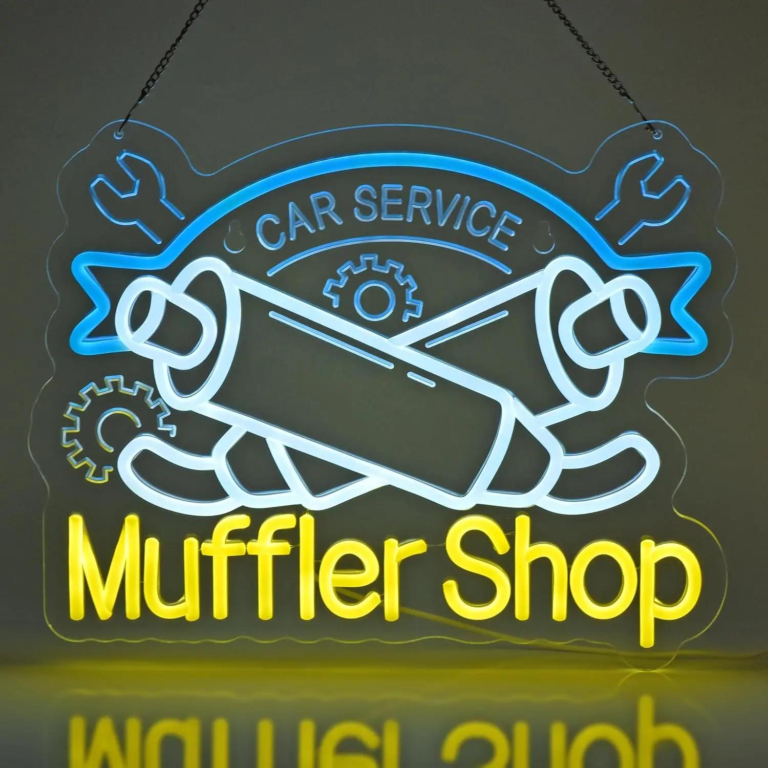 Letrero de neón para taller de - Auto Repair Shop Signs reseña y precio
