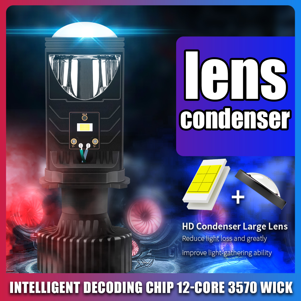 Mini lente led para faros dela - Headlight Aiming Tool reseña y precio