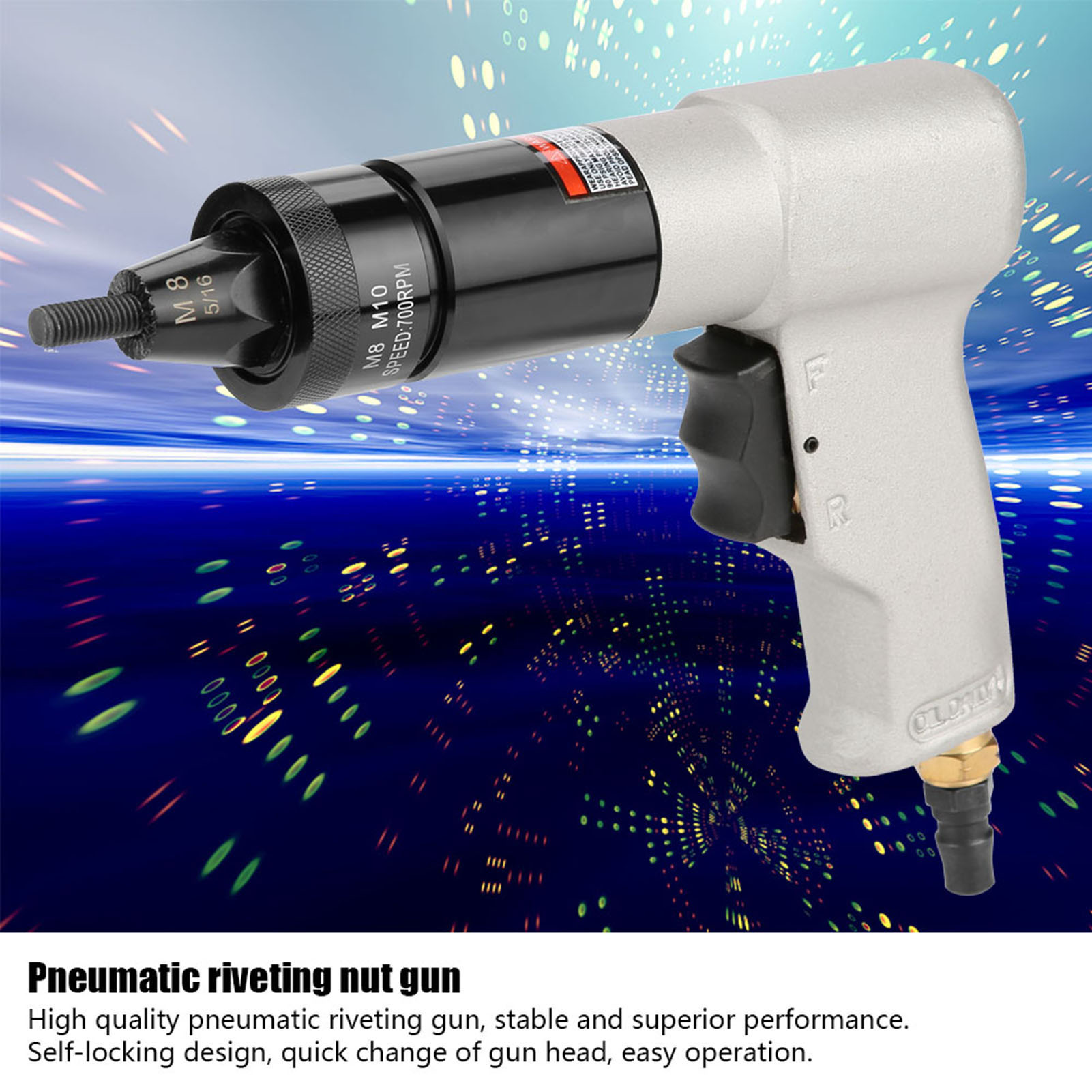 Pistola remachadora neumática, - Rivet Gun Air reseña y precio